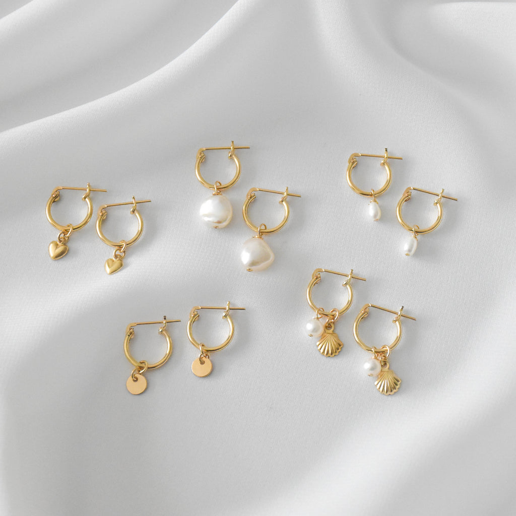 Gold Filled Huggie Earrings