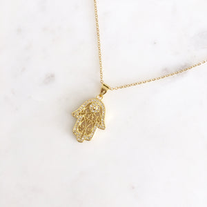 Hamsa Hand Necklace