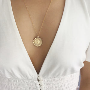 Large Coin Necklace