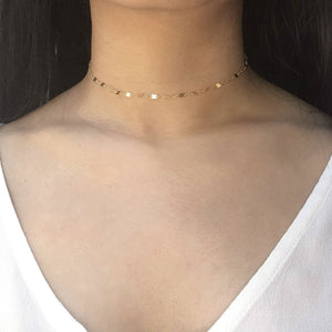 Gold Sparkly Choker