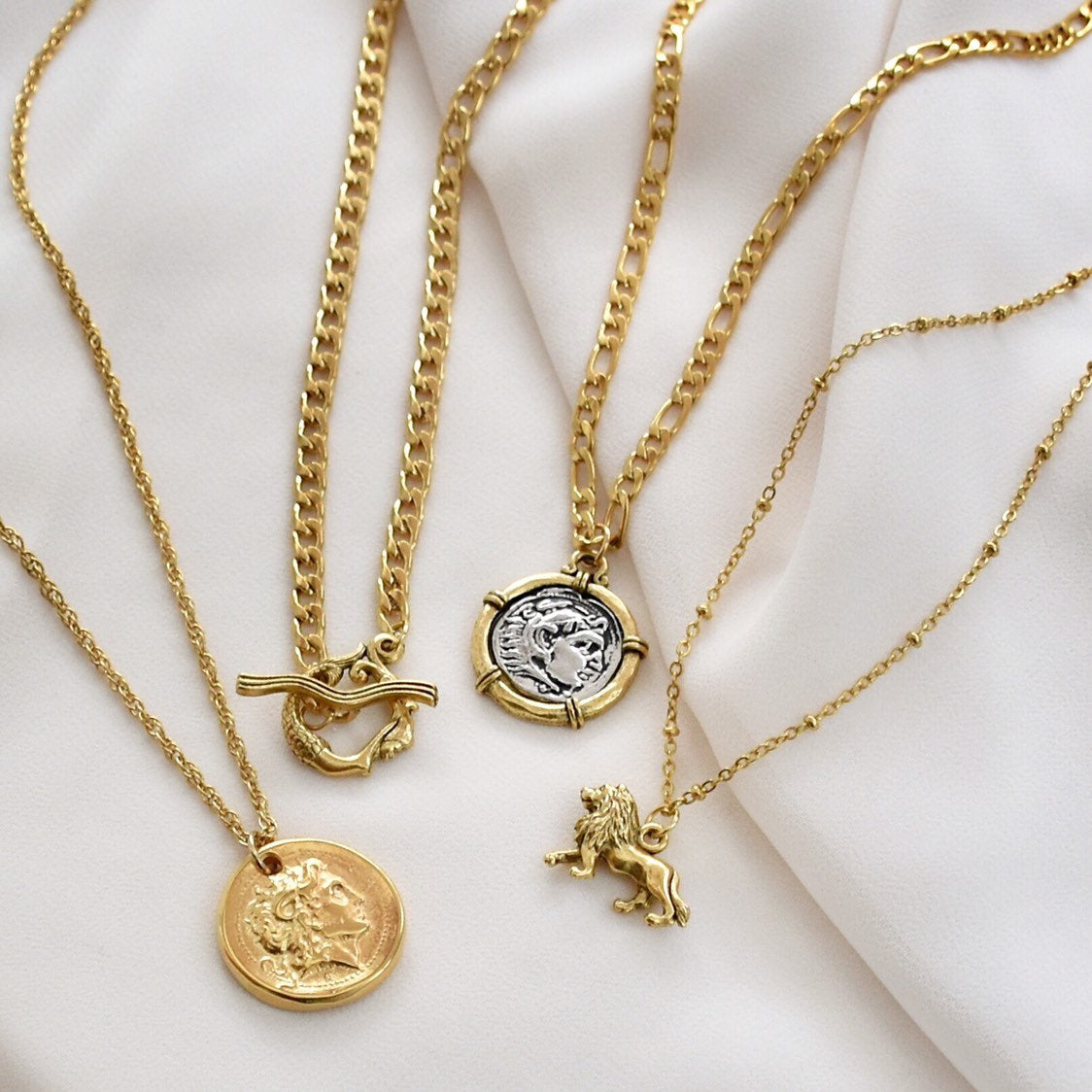 Mermaid best sale coin necklace