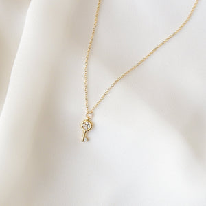 Gold Key Necklace