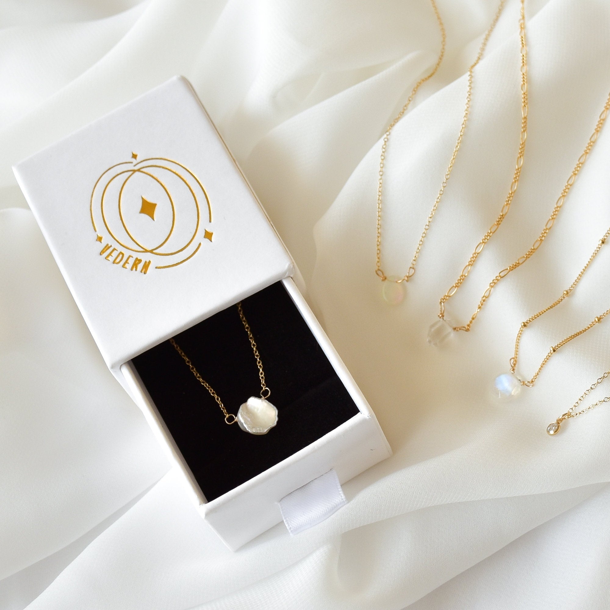 Gold Filled Disc Necklace