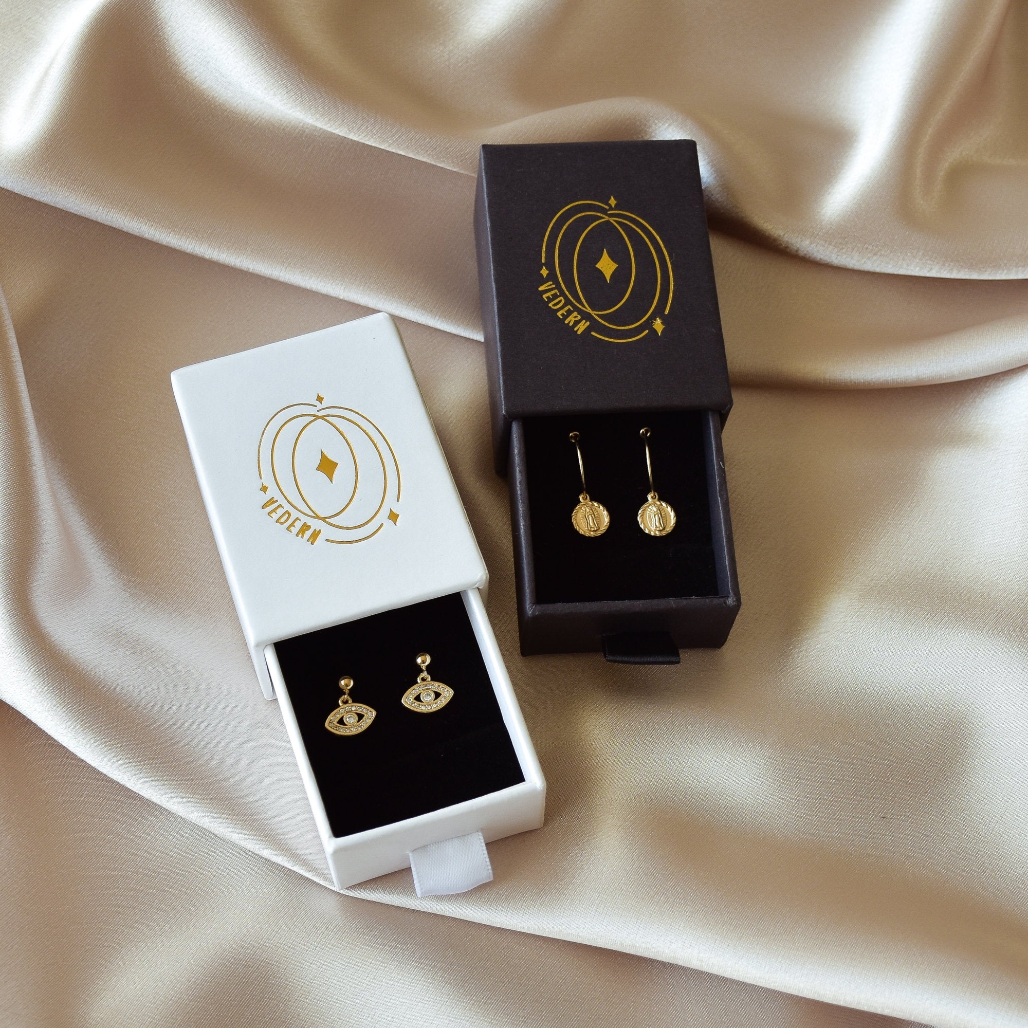 Chain Earrings - gold chain earrings, simple gold earrings, simple earrings, dainty gold earrings, surgical steel earrings |GPE00011