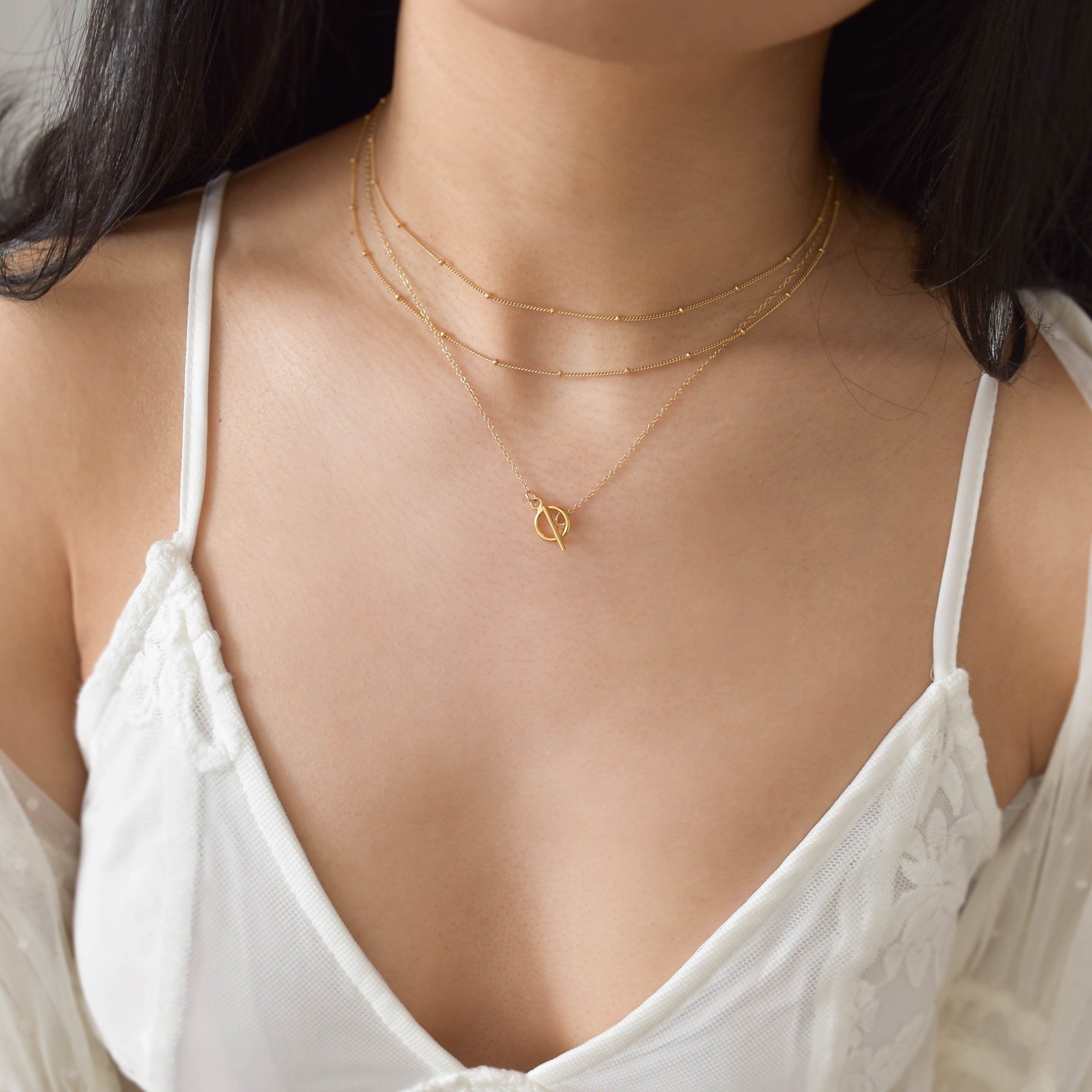 Layering set store necklaces