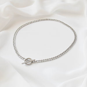 Silver Toggle Necklace