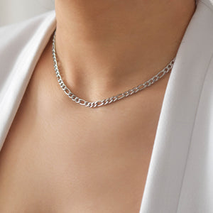 Silver Figaro Chain