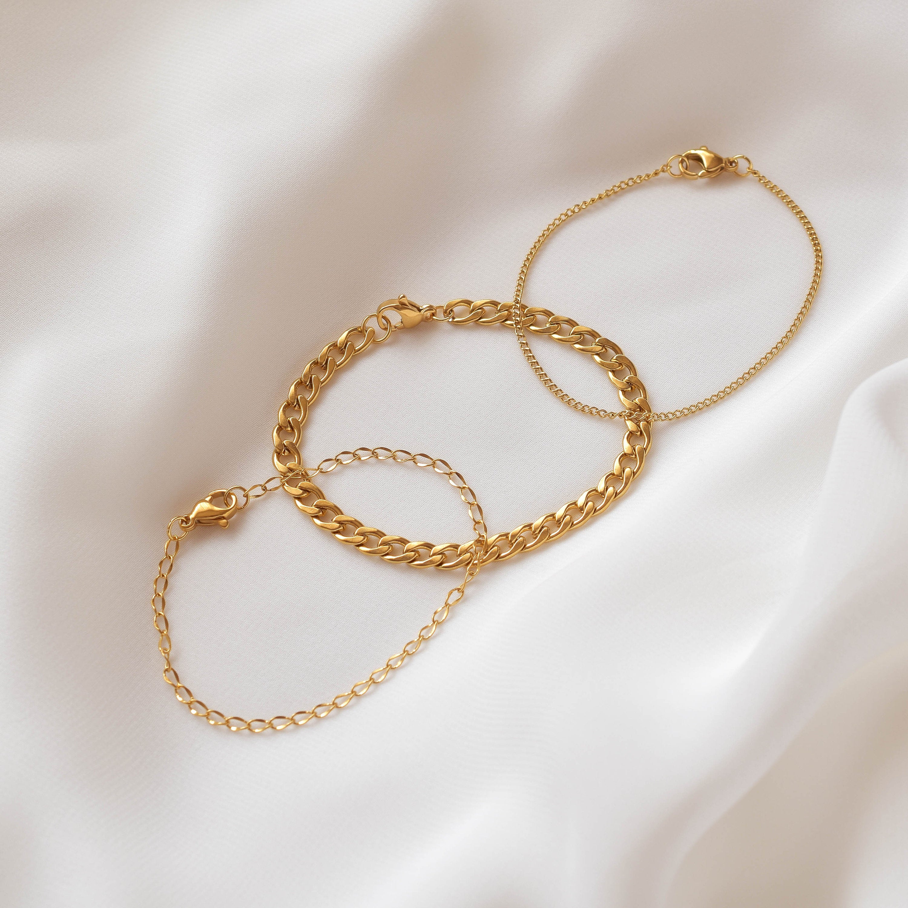 Gold Bracelet Set