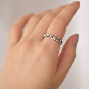 Silver Chain Ring