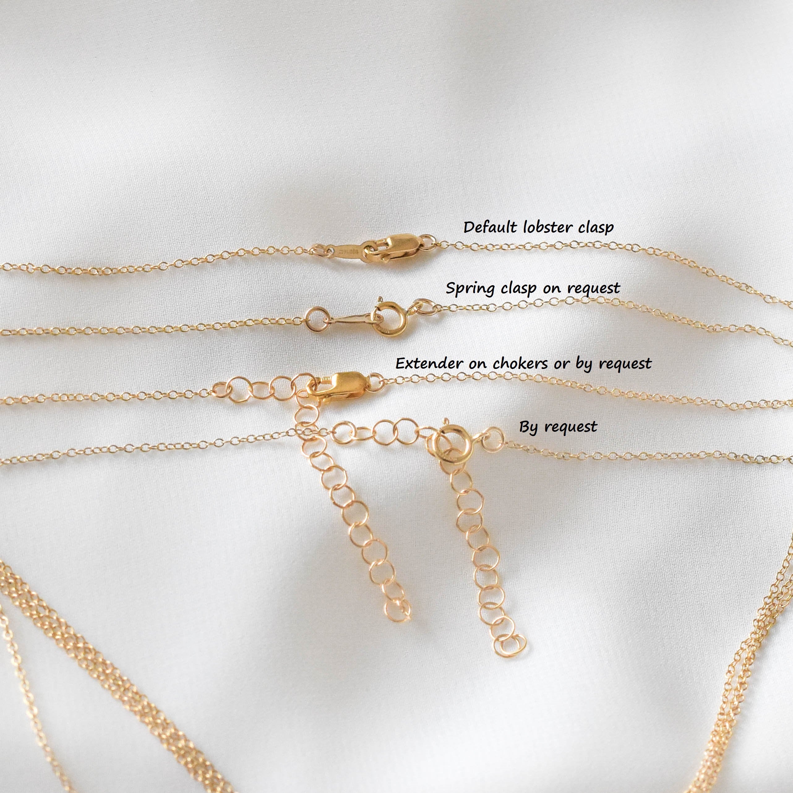 Triple Cz Choker Necklace - Dainty Choker, Faux Diamond Necklace, Cubic Zirconia Necklace, Gold filled necklace, Dainty necklaces |GFN00055