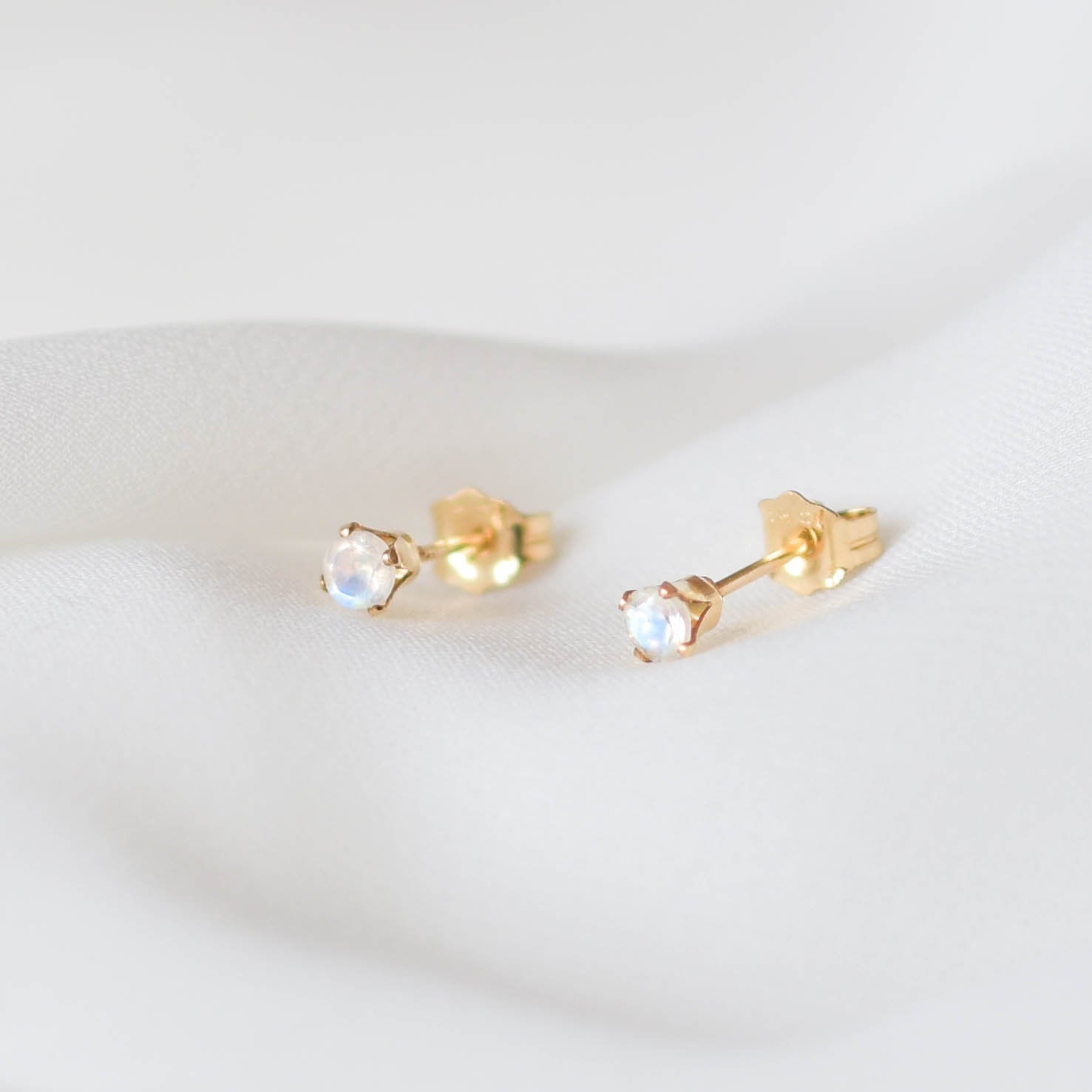 Moonstone shop stud earrings