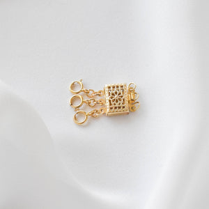 Detangler Clasp - gold filled detangler, anti tangle clasp, separator clasp, necklaces tangling |GFX00001