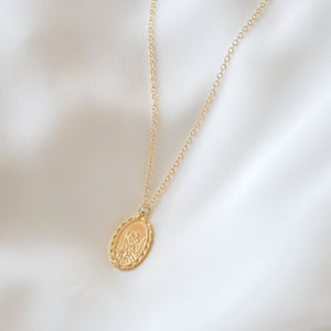 Oval St Christopher Necklace