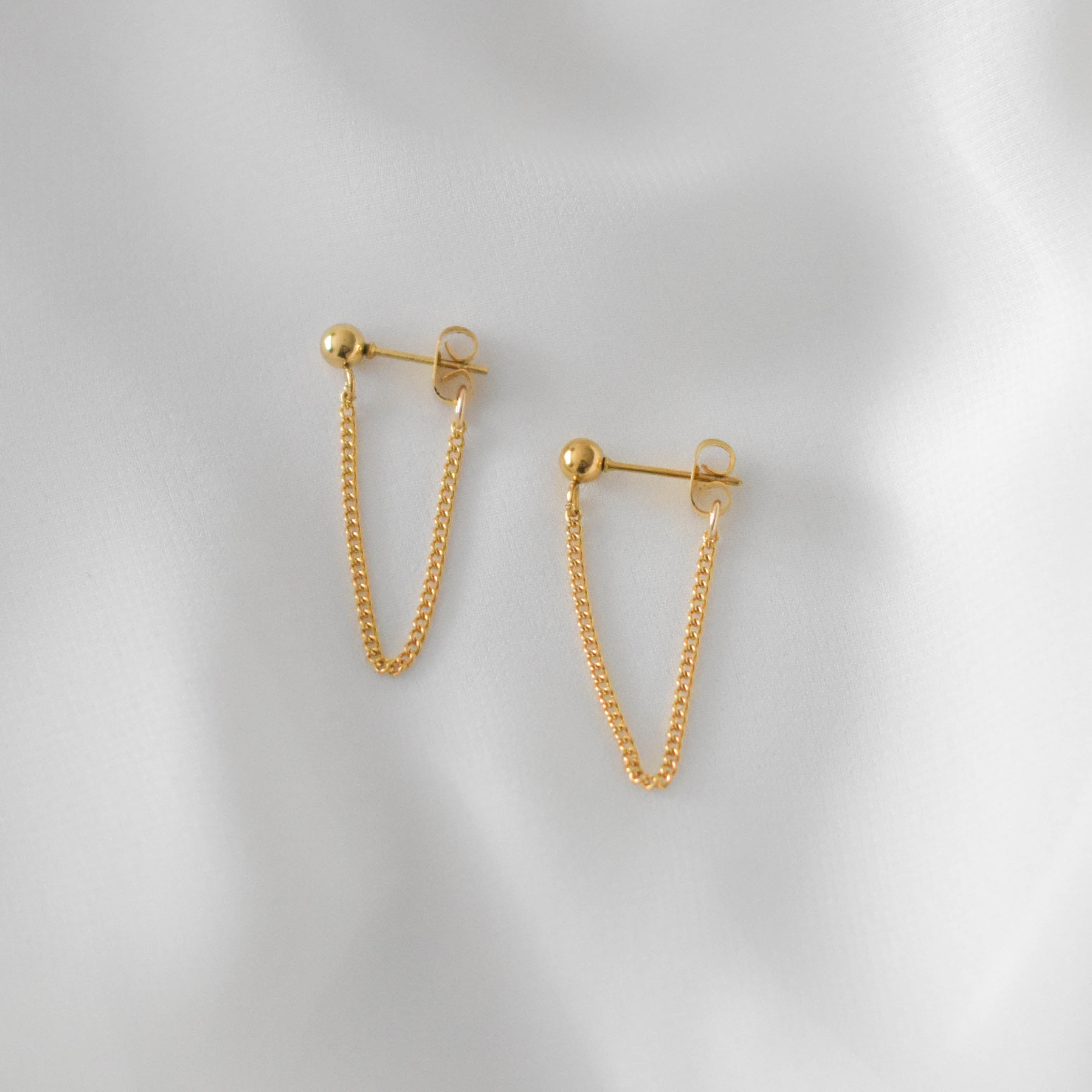 Simple Chain Earrings