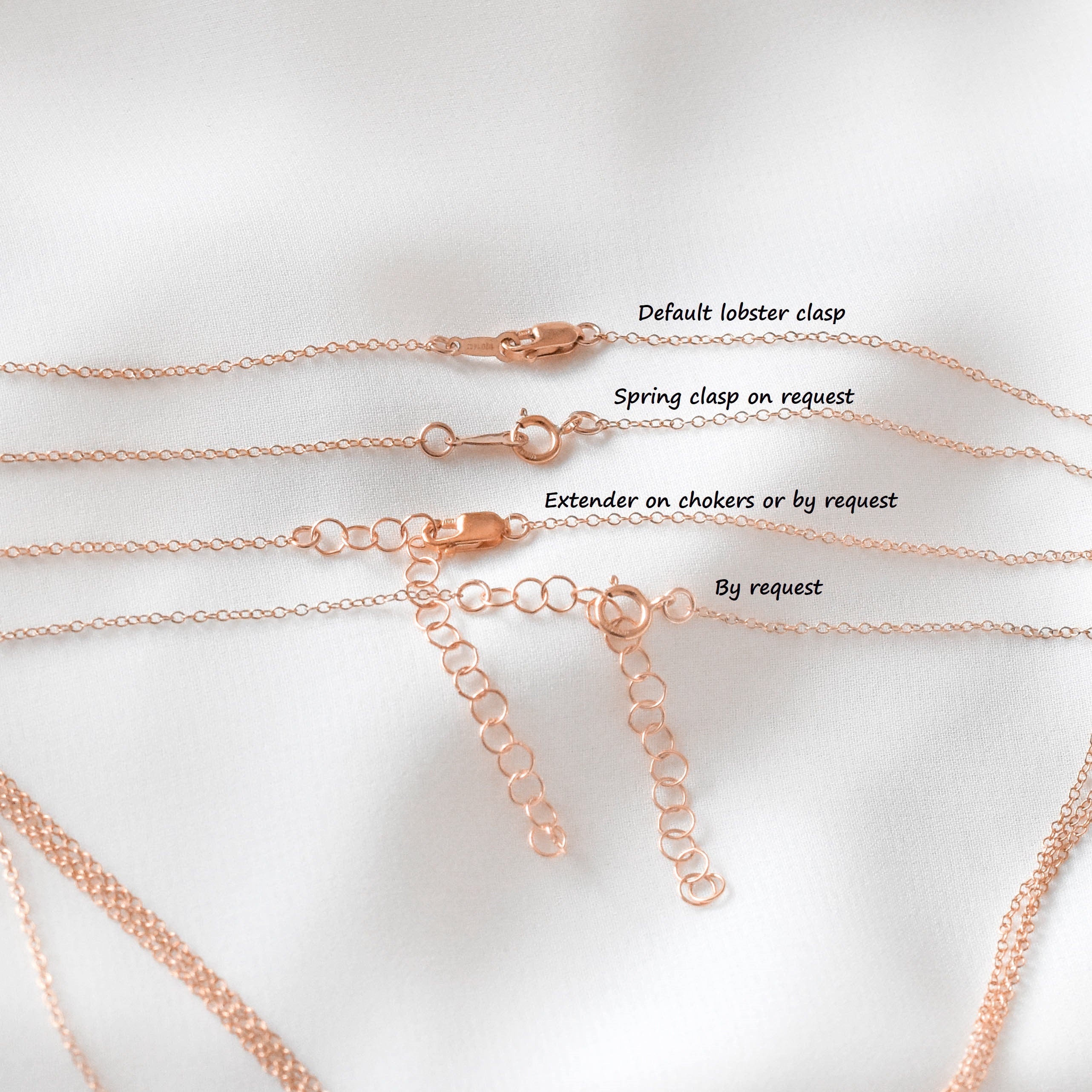 Rose Gold Single Chain Necklace