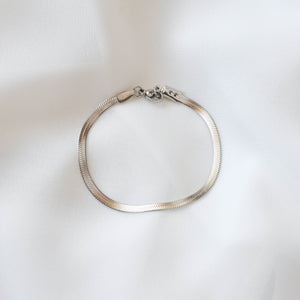 Sleek Silver Bracelet